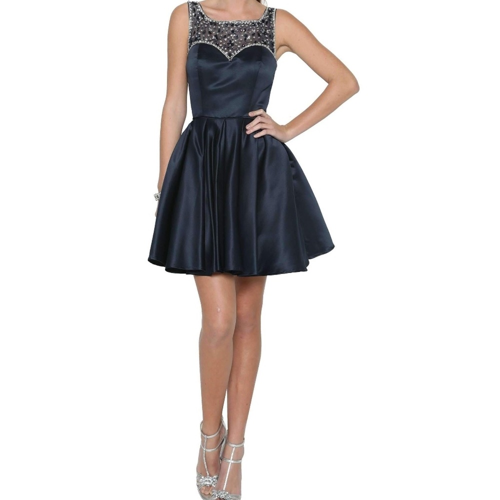 Short formal gown,evening homecoming prom dress - Picture 3 of 8